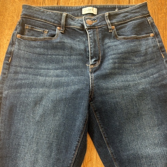 Loft Outlet Curvy skinny jeans size 8 - Picture 4 of 9